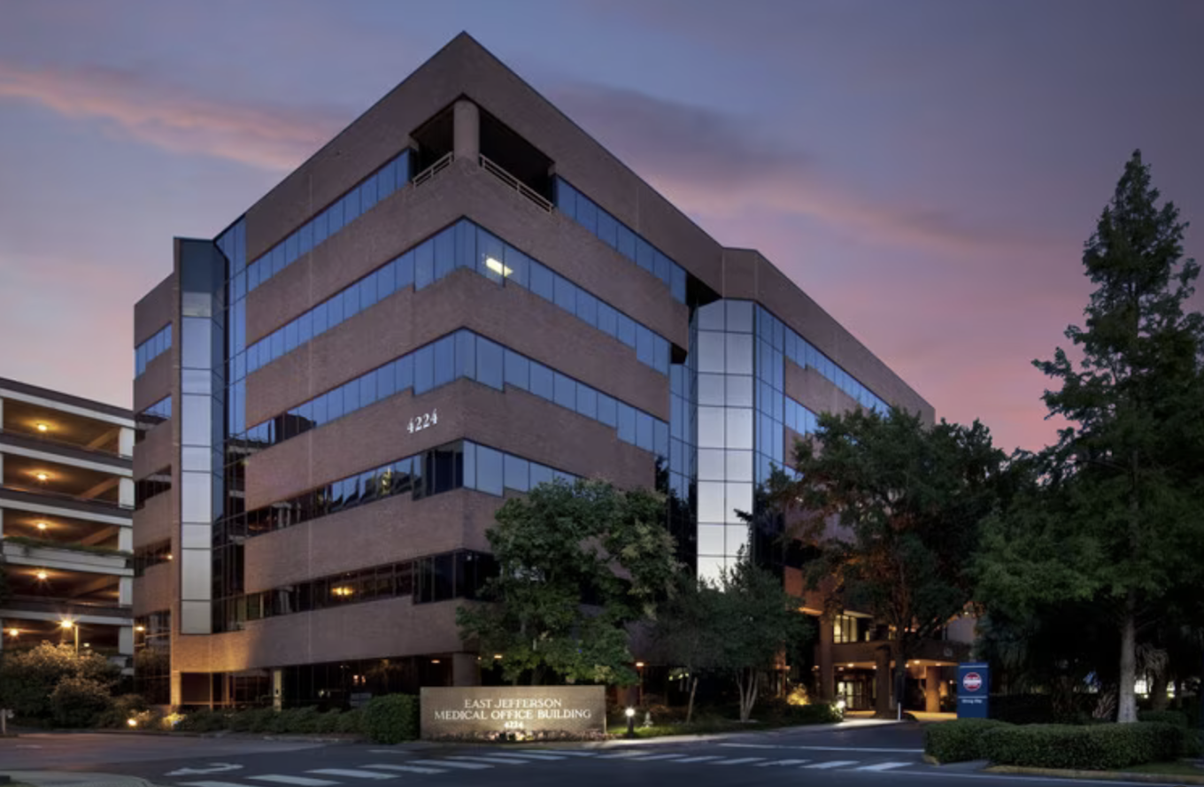 Clinic Location showing the East Jefferson Tulane Multispecialty Clinic 